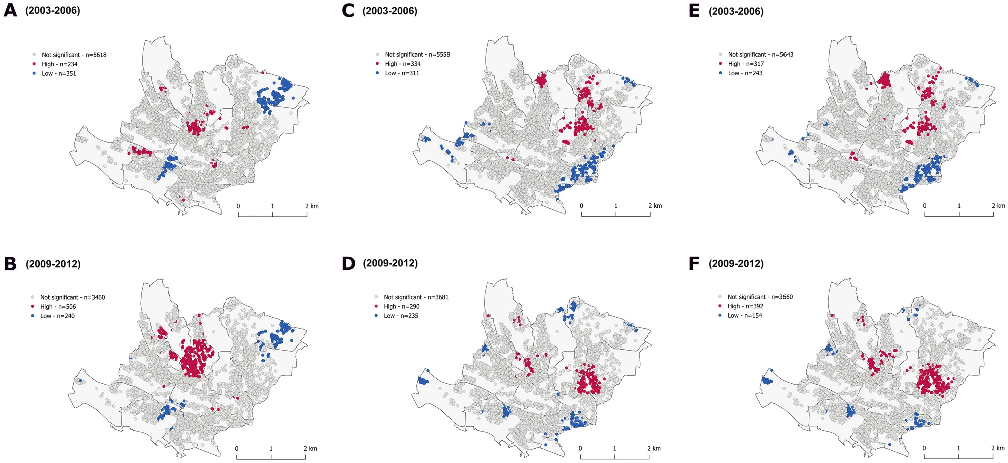Spatial analysis of 10-year predicted risk and incident atherosclerotic cardiovascular disease: The CoLaus cohort